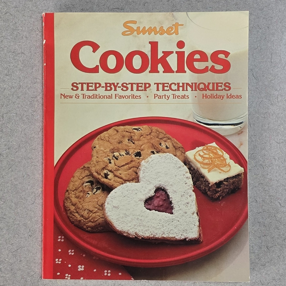 SUNSET Cookies Cookbook Vintage